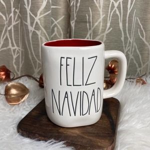 Rae Dunn farmhouse home decor xmas spanish NAVIDAD CHRISTMAS KITCHEN NEW RD HTF